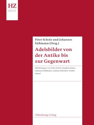 cover image of Adelsbilder von der Antike bis zur Gegenwart